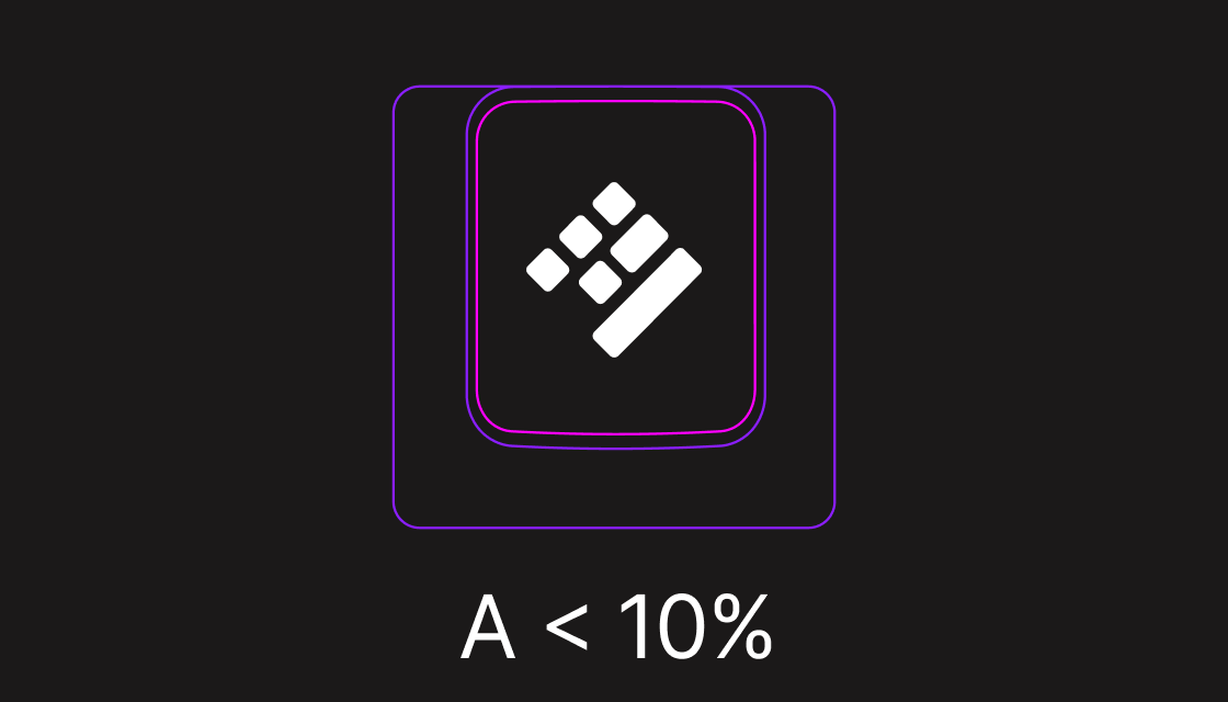 Icon area tolerance